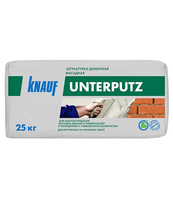 Штукатурка цементная Knauf Унтерпутц 25 кг
