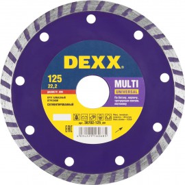 Диск алмазный DEXX 125х22,2мм