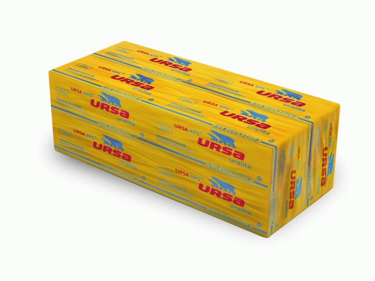 Экструдированный пенополистирол Ursa XPS N-III-L-G4 Г4 1250х600х50 мм